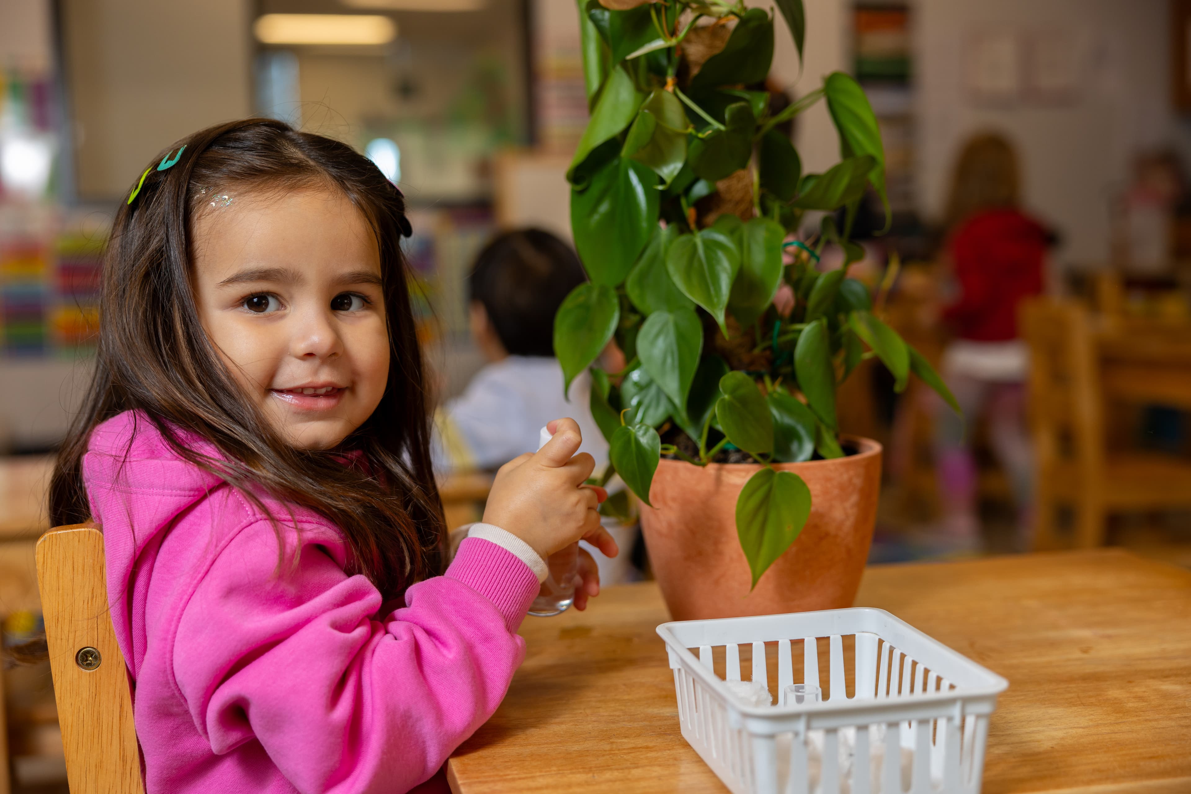 Girl with Plant