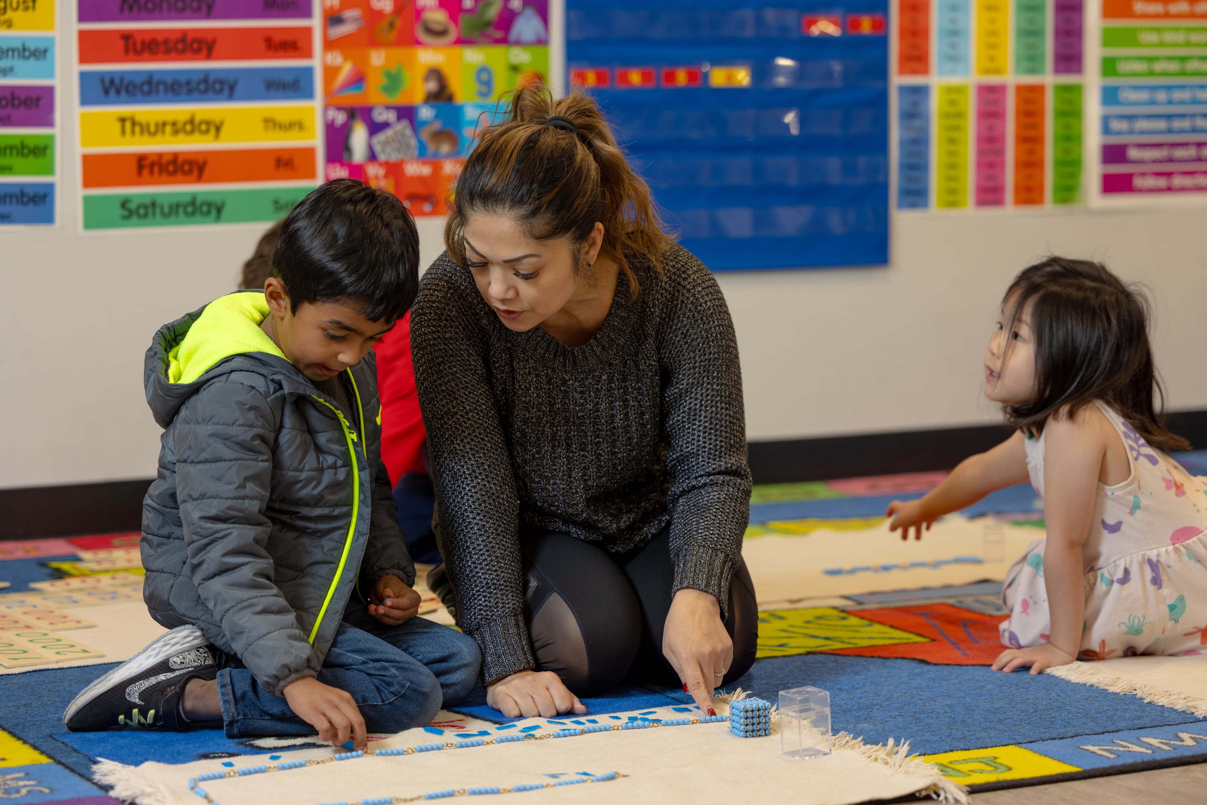 Working with Student on Ground